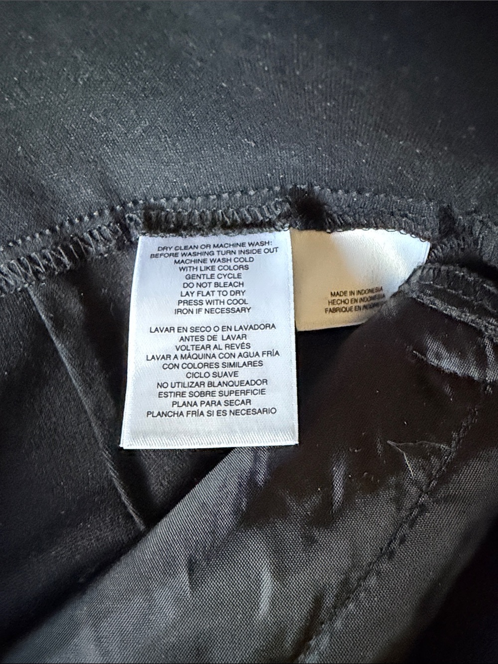 Anne Klein Bermuda Preppy Shorts Upscale Stretch minimalist Polished BLACK Sz. L - Picture 6 of 8